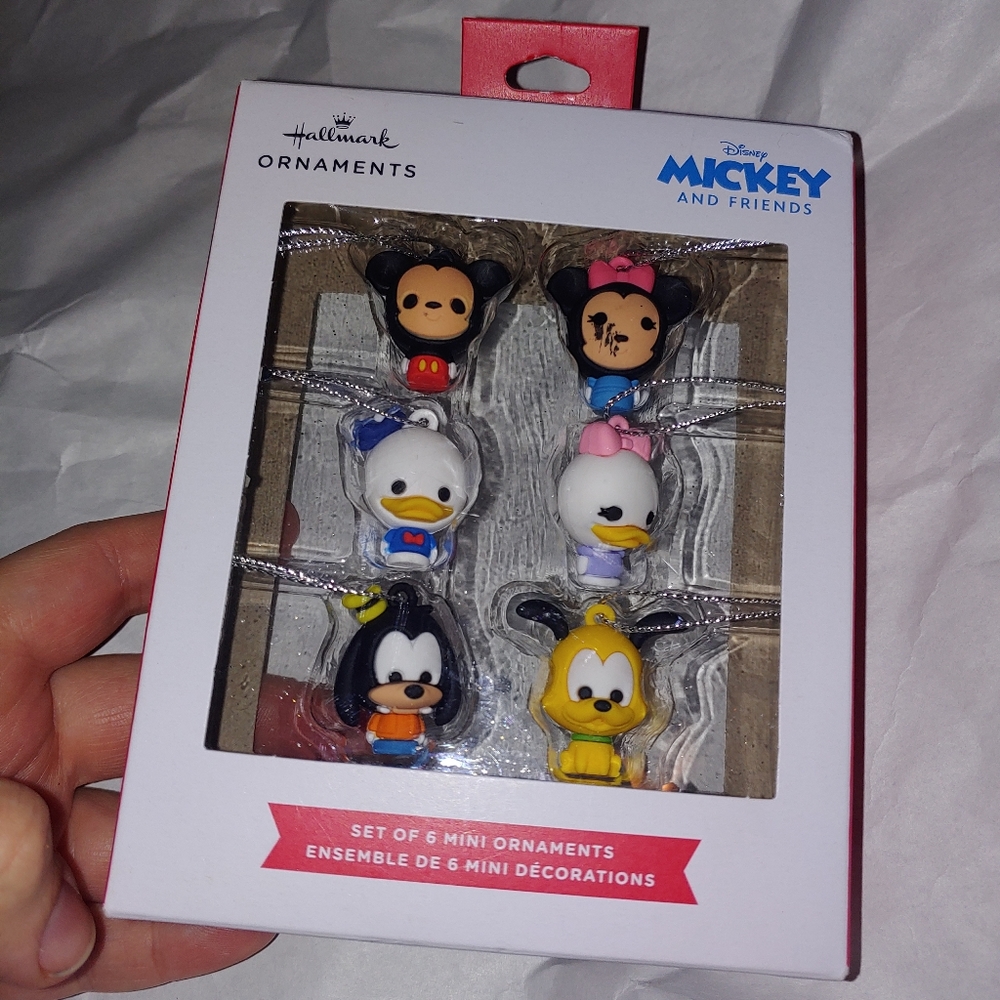 Mickey hallmark mini ornaments
